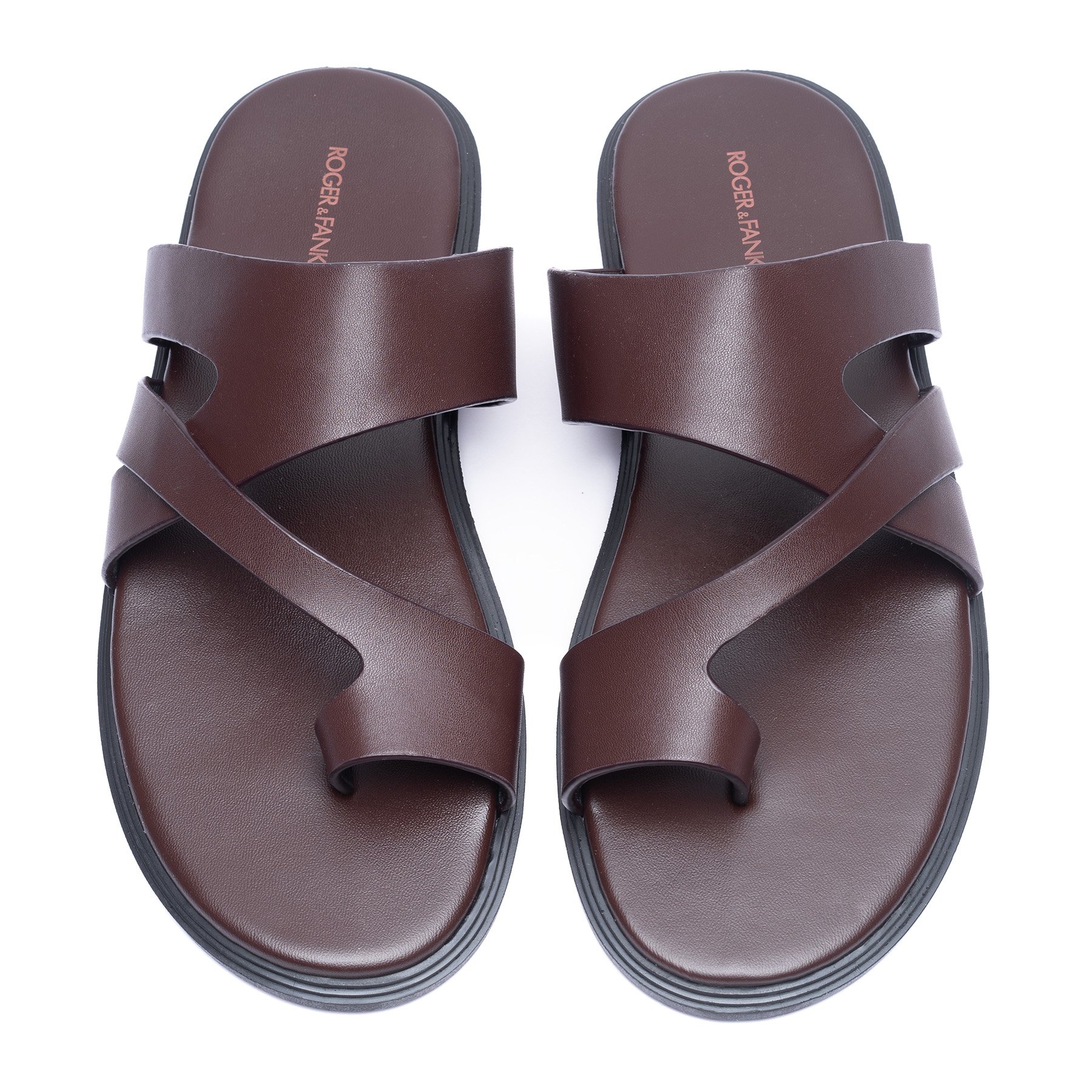 Dép da nam xỏ ngón R&F SD022