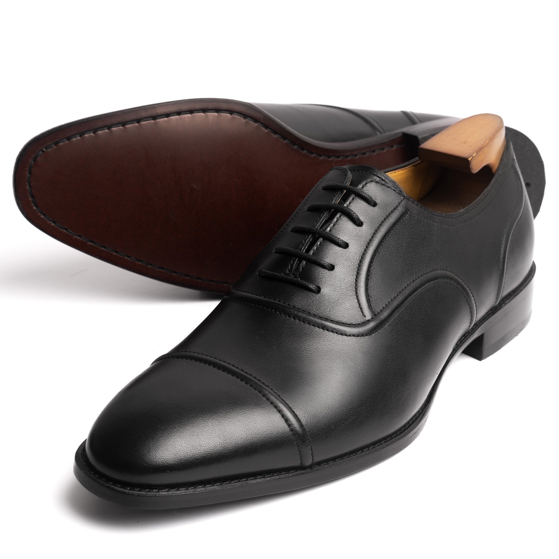 Giày da bê cao cấp Oxford Captoe RF OF301