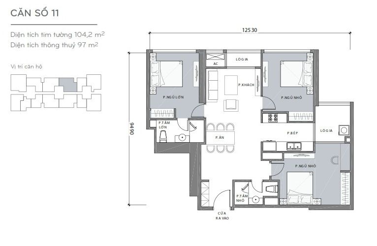  CĂN HỘ 3PN VINHOMES CENTRAL PARK NỘI THẤT LUXURY MỚI 99% 