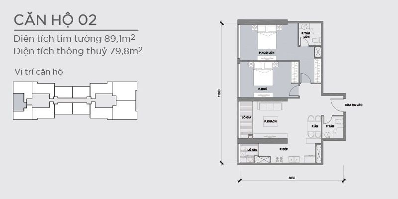  CĂN HỘ 2 PHÒNG NGỦ VINHOMES CENTRAL PARK TẦNG THẤP VIEW HỒ BƠI 