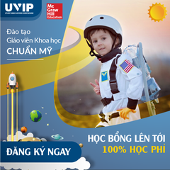 Học bổng khóa học dạy Khoa học bằng tiếng Anh
