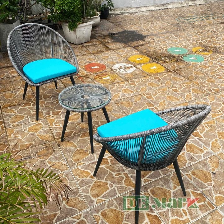 Bàn Ghế Ban Công Nhựa Giả Mây MT2A266