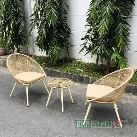  Bàn Ghế Ban Công Nhựa Giả Mây MT2A266 