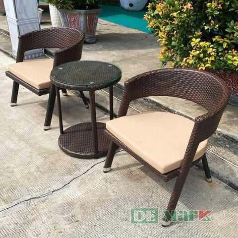  Bàn Ghế Ban Công Nhựa Giả Mây MT2050 
