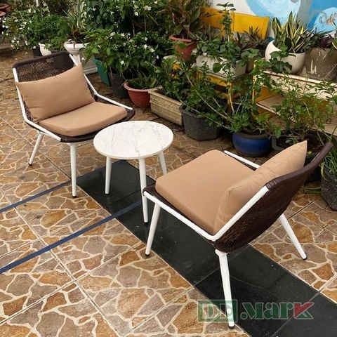  Bàn Ghế Ban Công Nhựa Giả Mây MT2057 