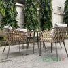 Bàn Ghế Cafe Ngoài Trời Dây Rope MT2053