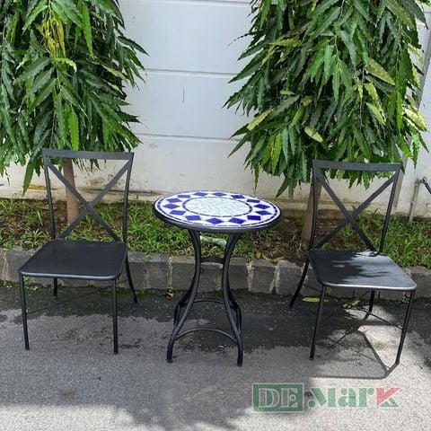  Bàn Ghế Ngoài Trời Mosaic BGS3009-349 