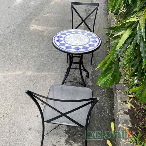  Bàn Ghế Ngoài Trời Mosaic BGS3009-349 