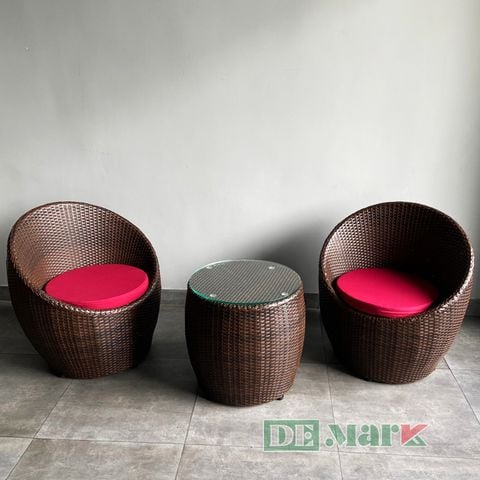  Bàn Ghế Nhựa Giả Mây MT2A111 