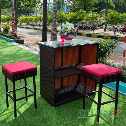  Bàn Ghế Quấy Bar Giả Mây MT855 