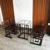 Bàn Ghế Sắt Cafe Ngoài Trời BGS3007