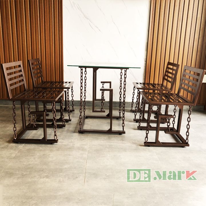Bàn Ghế Sắt Cafe Ngoài Trời BGS3007 Bàn Ghế Sắt Cafe Ngoài Trời BGS3007