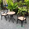 Bàn Ghế Sắt Ngoài Trời Mosaic MT3009