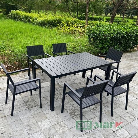  Bộ Bàn Ghế Ngoài Trời Polywood DeNKHCND150 