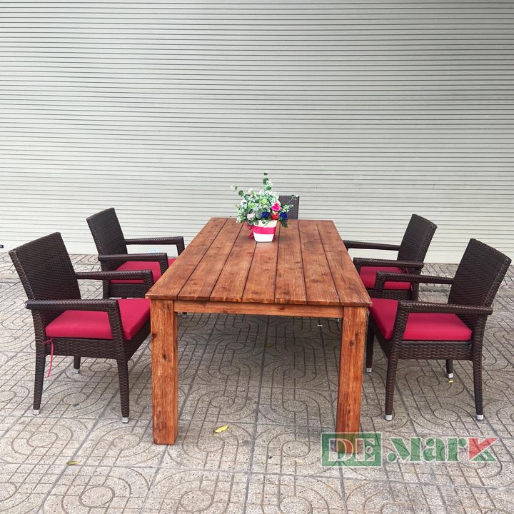Bộ Bàn Ghế Nhựa Giả Mây MT2A276-2032