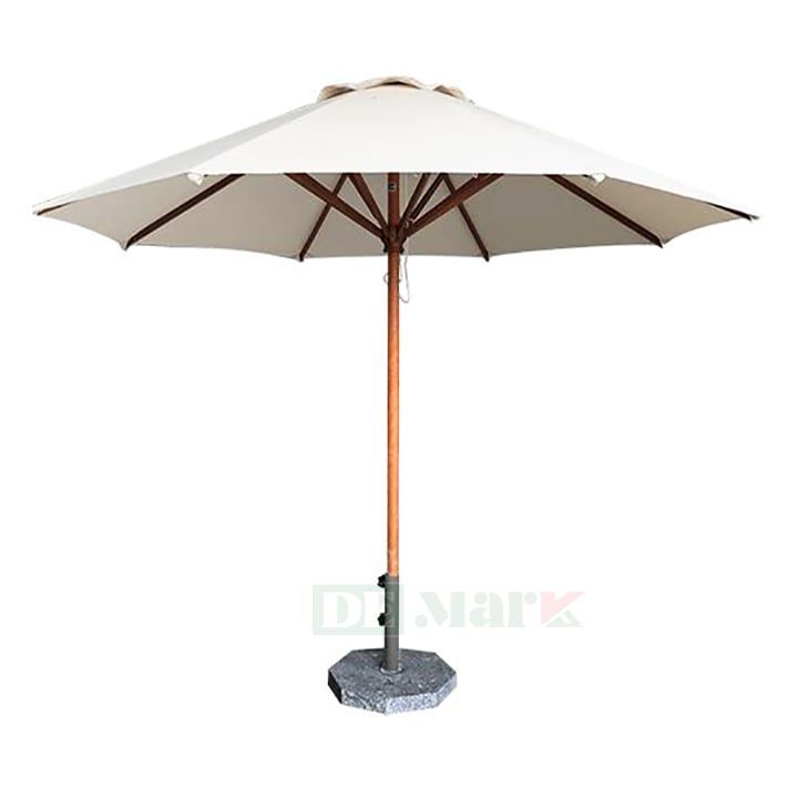 Dù Gỗ Che Nắng Đúng Tâm Tròn 1 Tầng (3.0m)