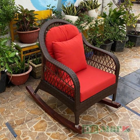 Ghế  Bập Bênh Thư Giãn Nhựa Giả Mây MT2042 