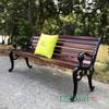 Ghế Công Viên Gang Đúc Gỗ DeNK608