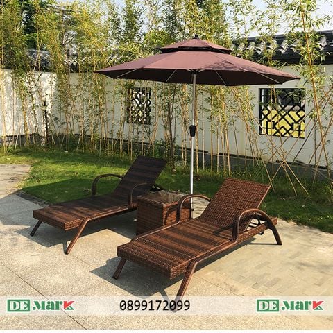  Ghế Hồ Bơi Nhựa Giả Mây MT479 