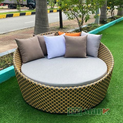  Ghế Hồ Bơi Tròn Nhựa Giả Mây MT4057 