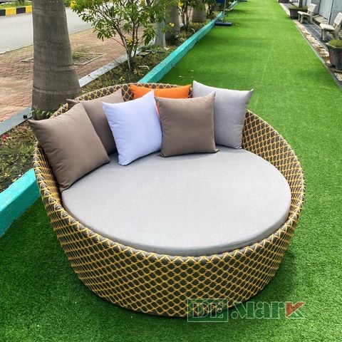  Ghế Hồ Bơi Tròn Nhựa Giả Mây MT4057 