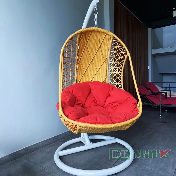 Ghế Xích Đu Giọt Nước Nhựa Giả Mây MT904C
