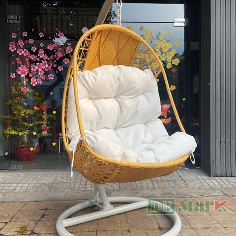  Ghế Xích Đu Giọt Nước Nhựa Giả Mây MT904C 