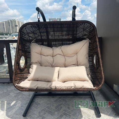  Ghế Xích Đu Nhựa Giả Mây MT923 