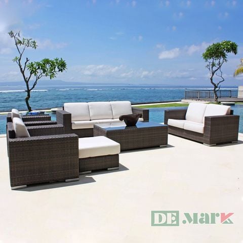 Sofa Mây Nhựa Ngoài Trời MT1025