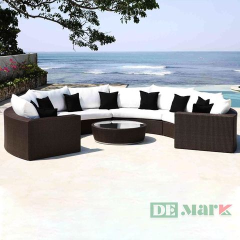  Sofa Mây Nhựa Ngoài Trời MT178 