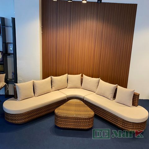  Sofa Mây Nhựa Ngoài Trời MT179 