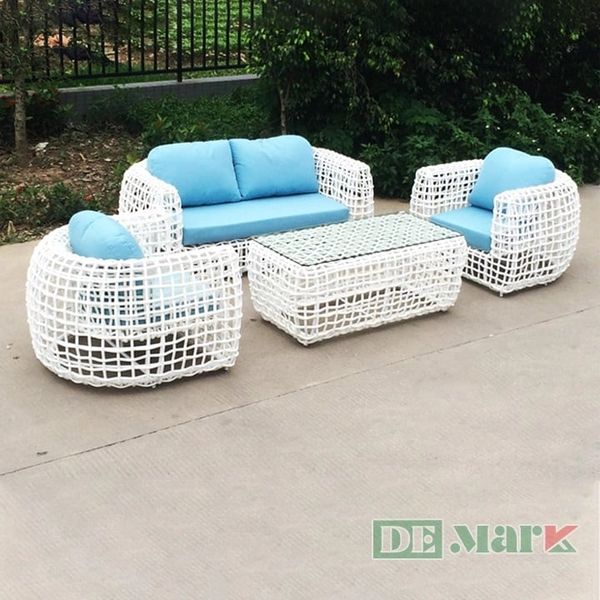 Sofa Nhựa Giả Mây Ngoài Trời MT1A82