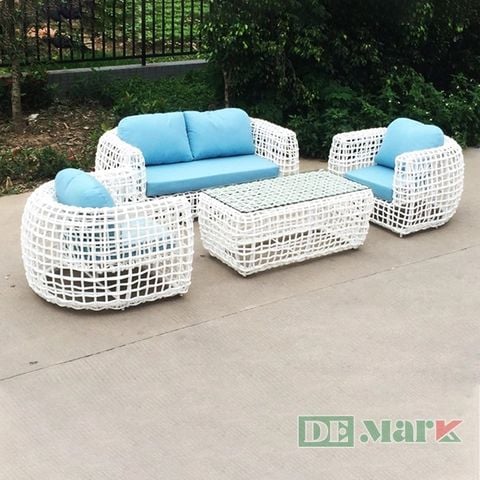  Sofa Nhựa Giả Mây Ngoài Trời MT1A82 
