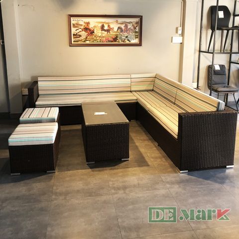 Sofa Mây Nhựa  Ngoài Trời MT133