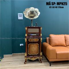 Máy Phát Nhạc Loa Kèn - Máy Gramophone Tân Cổ Điển MPN25