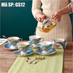BỘ TÁCH TRÀ ĐẾ NẾN GS12