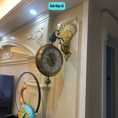 ĐỒNG HỒ TREO TƯỜNG 2 MẶT KHỔNG TƯỚC DH01