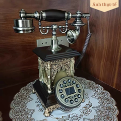 Điện Thoại Bàn Tân Cổ Điển DT08 - Bàn Phím Bấm, Lắp Sim Nghe Gọi