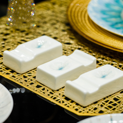 Bộ Bát Đĩa Sứ Xương - Bộ Đại Dương Xanh GS82