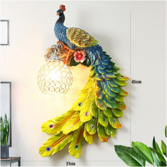 Cặp Đèn Treo Tường Chim Công TT77 – Tôn Vinh Vẻ Đẹp Sang Trọng