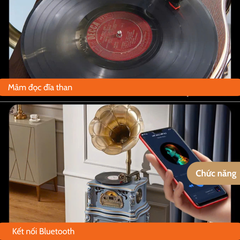 Máy Phát Nhạc Loa Kèn - Máy Gramophone Tân Cổ Điển MPN05