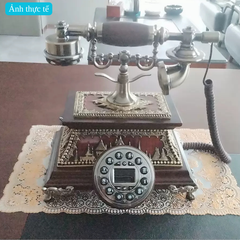 Điện Thoại Bàn Tân Cổ Điển DT09 - Sang Trọng, Hiện Đại, Lắp Sim Nghe Gọi