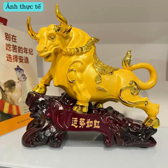 Tượng Trâu Vàng Vận Thế Như Diều T106 - Biểu Tượng Của Tài Lộc Và Phát Đạt