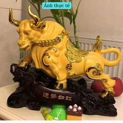 Tượng Trâu Vàng Vận Thế Như Diều T106 - Biểu Tượng Của Tài Lộc Và Phát Đạt