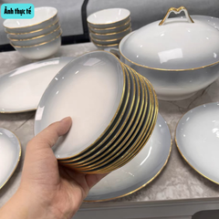 Bộ Bát Đĩa Sứ Xương  - Bộ Royal Frost GS25