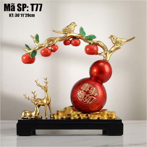 Hồ Lô Phú Quý Cát Tường T77 - Biểu Tượng Của Thịnh Vượng Và Viên Mãn