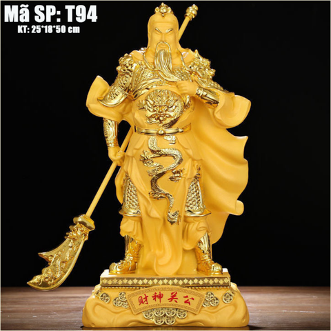 Tượng Quan Công Cầm Đao T94 – Biểu Tượng Sức Mạnh, Uy Nghi Và Bình An