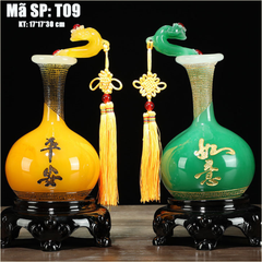 Cặp Hồ Lô Bình An Như Ý T09 - Biểu Tượng Của Sức Khỏe, Hạnh Phúc Và Tài Lộc