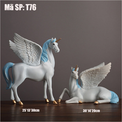 Cặp Kỳ Lân Pegasus T76 - May Mắn & Trí Tuệ
