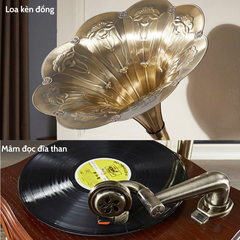 Máy Phát Nhạc Loa Kèn - Máy Gramophone Tân Cổ Điển MPN23